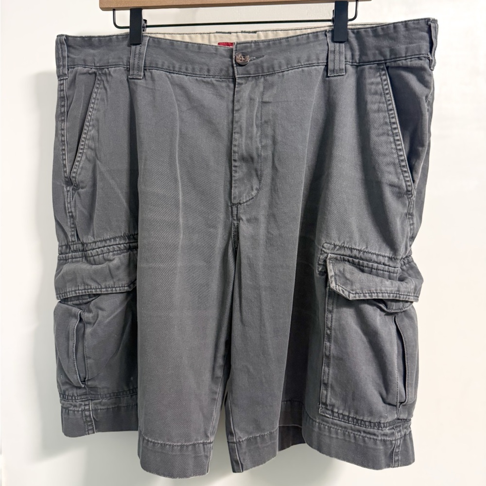 Merona Gray Cargo Shorts 38 Men’s Cotton Utility Casual